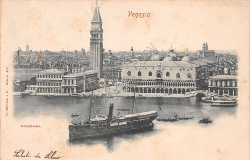 Cartolina venezia panorama - cartolina,