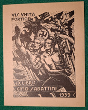 EX LIBRIS GINO SABATTINI 1939