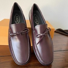 Tod's Italy Maroon Red Leather