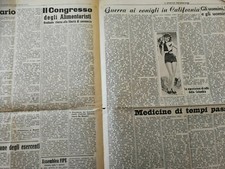 1947 MARILYN MONROE FOTO MODELLA COSTUMINO CORTO IN GIORNALE SCONOSCIUTA VINTAGE