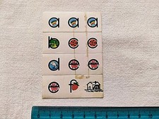 MULINO BIANCO LETTERE ADESIVO AUTOCOLLANT OLD STICKER VINTAGE ORIGINAL