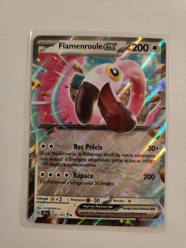 Carte pokémon flamenroule - carte,