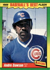 card baseball 1988 Fleer Baseball's Best Sluggers vs. Pitchers #12 Andre Dawson