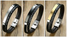 Bracciale Braccialetto Uomo / Donna personalizzabile con incisione - idea regalo