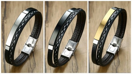 Bracciale braccialetto uomo - braccialetto,
