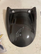 Parafango posteriore in carbonio per Aprilia Tuono V4 1100 -autografato da Pecco