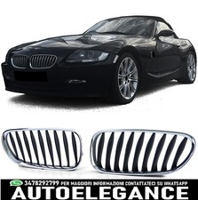 Griglia sportiva cromata nera