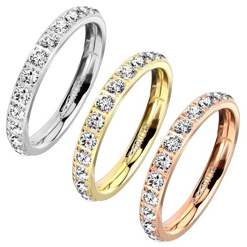 Anello donna titanio - in,