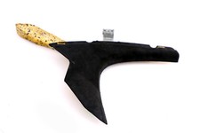 BMW E60 Pannello di rivestimento colonna C sinistra Antracite Alcantara 7027091