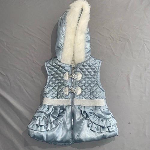 Gilet trapuntato metallizzato