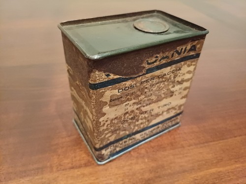 Antica scatola latta - antica,