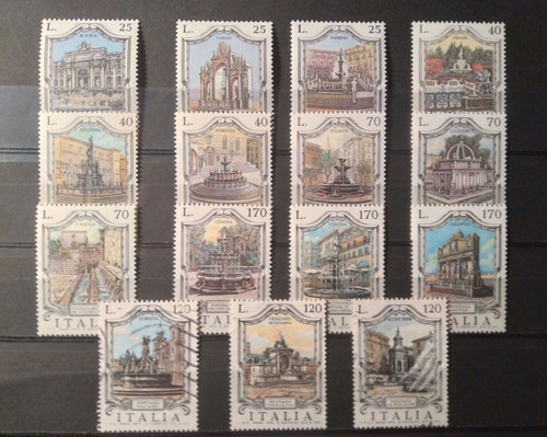 Francobolli italia serie - italia,
