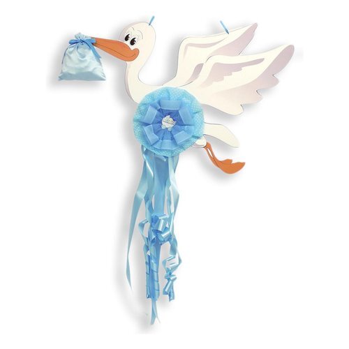 fiocco nascita cicogna azzurra