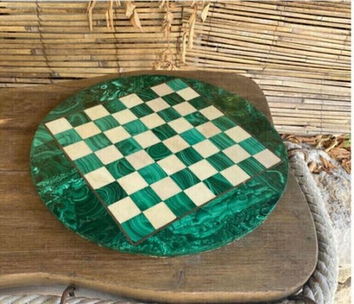 Scacchiera marmo verde - , tavoli