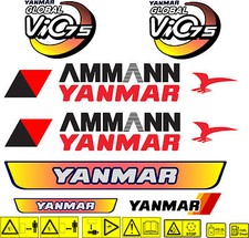 Yanmar vio 75 Escavatore Set Decalcomania