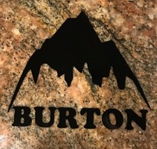 Adesivo burton sci snowboard - adesivo,