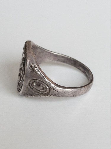 Anello vintage argento sigillo