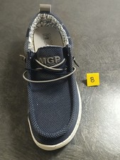 Mocassino "Mgp" in tessuto blu da uomo