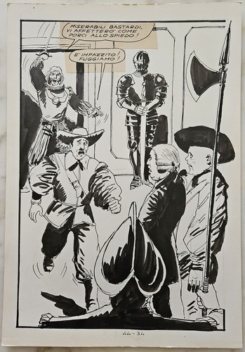 Milo manara tavola - milo, originale