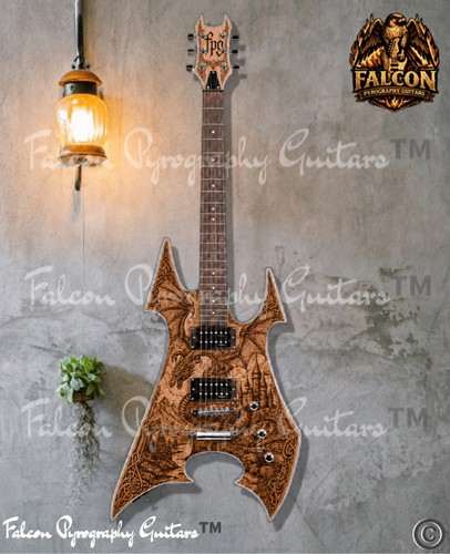 Chitarra elettrica fatta - , a