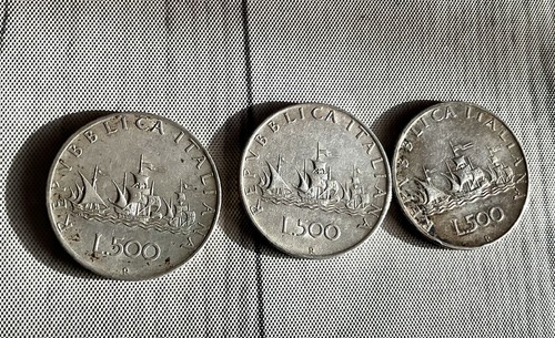 Lotto monete 500 lire - lotto,