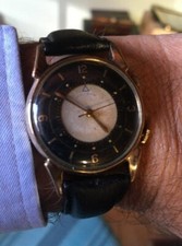 LECOULTRE Wrist Alarm (svegliarino), calibro 814, gold filled 10 kt. Anni ‘50.