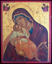 Riproduzione di icona ortodossa fatta a mano