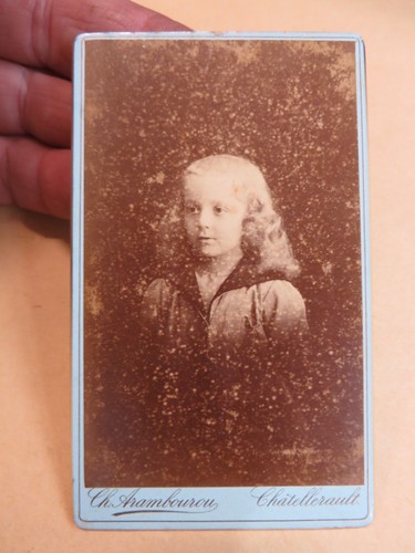 Antica foto cartonata fine - antica,
