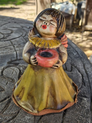 Statuina portacandele vintage