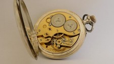 Orologio da tasca In argento Funziona IWC Silver pocket watch Works C177