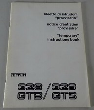 Manuale uso corto Ferrari 328
