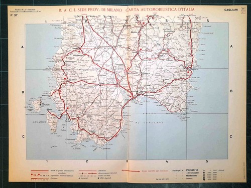 Carta geografica stradale