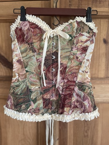 Corsetto floreale donna