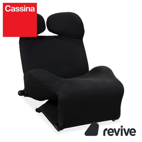 Cassina wink sessel stoff nero - stoff,