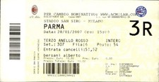 Biglietto stadio Serie A