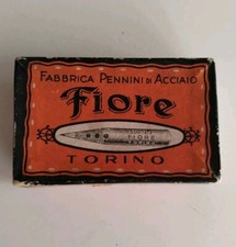 Scatole Pennino Acciaio Fiore 510 E.F. Torino N.33 Pennini Originali