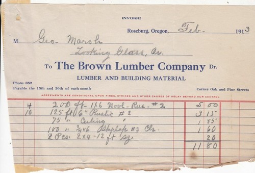 The brown lumber company - u.s.,