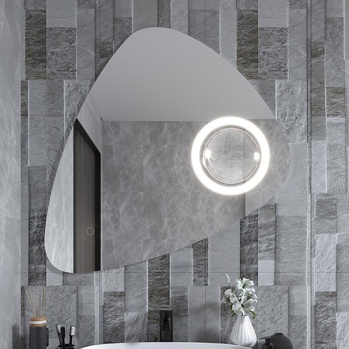 Specchio bagno goccia - specchio, con
