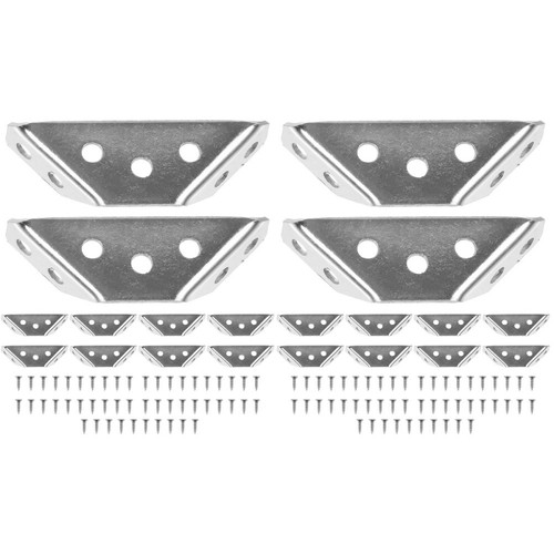 Set staffe acciaio angolo - 2,