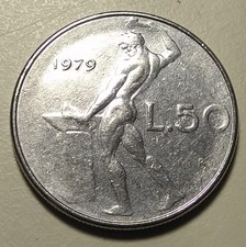 Vendo 50 Lire Dio Vulcano Del