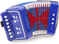 Accordion Blue with Music