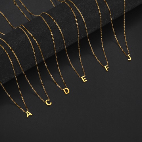 Collana delicata lettera - delicata,