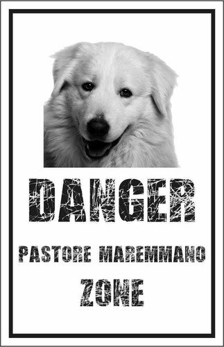 Cartello segnaletico pastore - cartello,