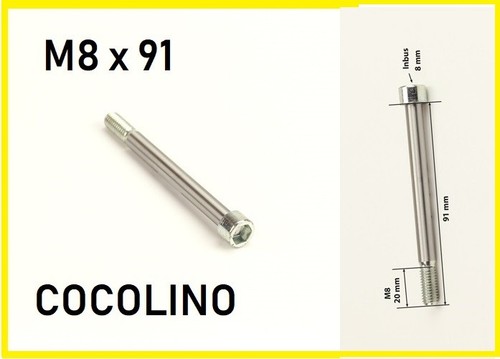 Bullone asse kart 91 mm - bullone,