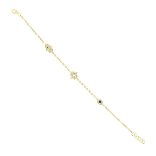 14k oro giallo zaffiro - oro,