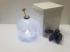 BOMBONIERA PROFUMATORE VETRO MURANO MATRIMONIO IDEE REGALO LED LUCI MODERNO