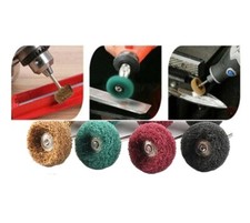 2x SPAZZOLA ABRASIVA PER