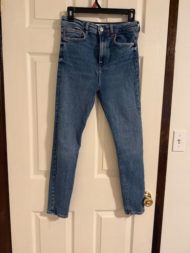 Zara medium blue skinny jeans - blue,
