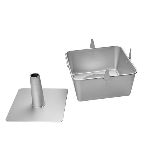 Square tube cake - tube, pan,28-cup