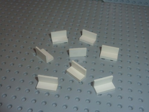 Lego white panel 2 x - panel, 1